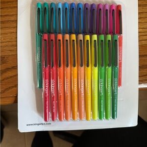 Brand New Kingart Co Multicolor Fine Line Pens Set